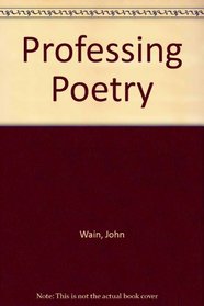 Professing Poetry