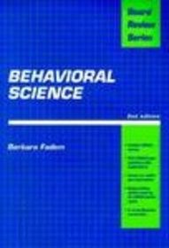 Behavioral Science (Board Review Series)