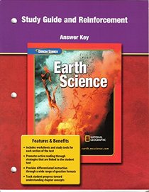 Study Guide and Reinforcement Answer Key for Glencoe Earth Science