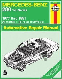 Mercedes-Benz Automotive Repair Manual, Model 280 (123 Series), 1977-1981