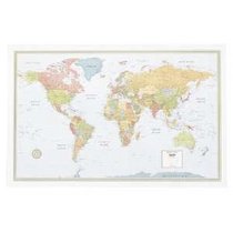Rand McNally World Wall Map: Laminated : M Series (M Series Map of the World)