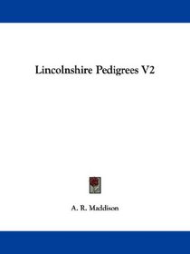 Lincolnshire Pedigrees V2