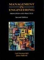 Management in Engineering: Principles and Practice