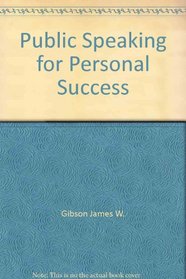 Public speaking for personal success