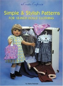 Simple  Stylish Patterns for 18-Inch Dolls' Clothing (Creative Crafters)