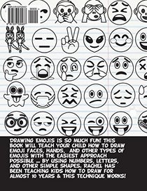 Drawing Emojis Step by Step with Easy Drawing Tutorials for Kids: A Step by Step Emoji Drawing Guide for Children in Simple Steps (Drawing for Kids) (Volume 7)