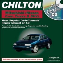 Total Car Care CD-ROM: Mitsubishi and Nissan 1982-2000 Cars, Trucks, and SUVs Jewel Case