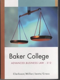 Baker College Advanced Business Law - 312