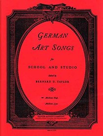 German Art Songs (English and German Edition)