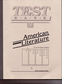 Elements of Literature for Christian Schools : Test Bank with Answer Key