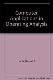 Computer Applications in Operating Analysis