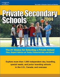Private Secondary Schools 2003-2004 (Private Secondary Schools, 2004)