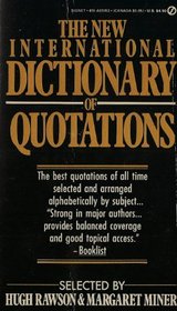 New International Dictionary of Quotations
