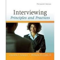 Interviewing: Principles and practices