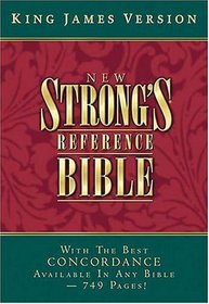 KJV New Strong's Reference Bible (Black Bonded Leather)