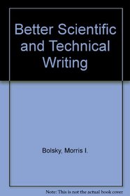 Better Scientific and Technical Writing