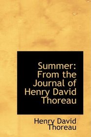 Summer: From the Journal of Henry David Thoreau