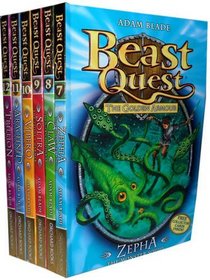 Beast Quest Series 2 Collection: Zepha the Monster Squid, Claw the Giant Monkey, Soltra the Stone Charmer, Vipero the Snake Man, Arachnid the King of Spiders, Trillion the Three-headed Lion