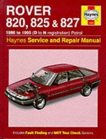 Rover 800 Series Service and Repair Manual (Haynes Service and Repair Manuals)