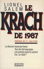 Le krach de 1987 (French Edition)