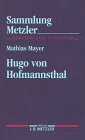Hugo von Hofmannsthal (Sammlung Metzler) (German Edition)