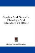 Studies And Notes In Philology And Literature V2 (1893)