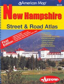 New Hampshire Street & Road Atlas (American Map)