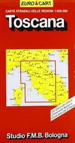 Carte stradali delle regioni 1:300.000: Con elenco dei comuni, componente nautica e pianta della citta di Firenze (Euro-Cart) (Italian Edition)