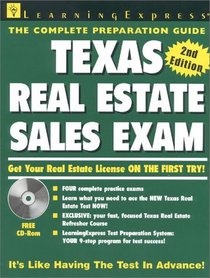 Texas Real Estate Sales Exam, Second Edition