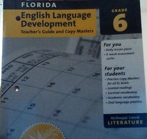Florida English Language Developement Gr. 6 Teachers Guide and Copy Masters (McDougal Littell Literature)