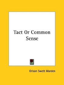 Tact Or Common Sense