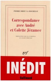Correspondance avec Andr et Colette Jramec