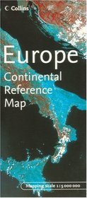 Europe Continental Reference Map by Collins (Continental Map)