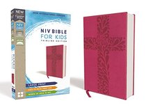 NIV, Bible for Kids, Large Print, Leathersoft, Pink, Red Letter Edition, Comfort Print: Thinline Edition