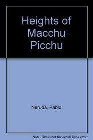 Heights of Macchu Picchu