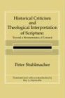 Historical Criticism and Theological Interpretation of Scripture