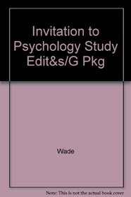 Invitation to Psychology Study Edit&s/G Pkg