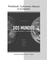 Workbook/Lab Manual Part A to accompany Dos mundos (Cuaderno De Actividades)