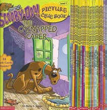 SCOOBY-DOO! PICTURE CLUE BOOK COMPLETE SET, BOOKS 1-25 (The Catnapped Caper, Search for Scooby Snacks, Dinosaur Dig, The Pizza Place Ghost, Clues at the Carnival, Baseball Blackout, Parade Puzzle, The Haunted Pumpkins, Snow Ghost, Vanishing Valentines, Th