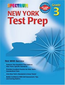 Spectrum New York Test Prep, Grade 3 (Test Prep)