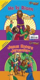 Jesus Enters Jerusalem and He Is Risen: The Beginner's Bible Easter Flip Book (Beginner's Bible, The)