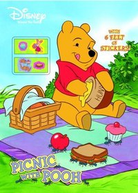 Picnic with Pooh (Color Plus Sticker Roll)