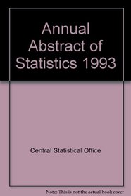 Annual Abstract of Statistics, 1993