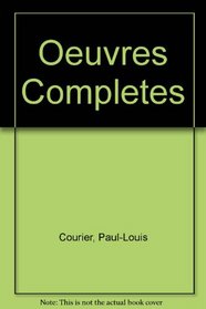 Oeuvres Completes (French Edition)