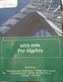 Mth 0096 Pre-algebra