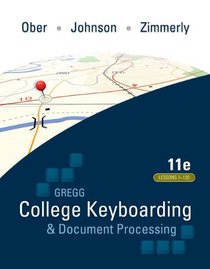 Gregg College Keyboarding & Document Processing, 11e (GDP11) with Microsoft Word 2013 Manual Kit 3: Lessons 1-120
