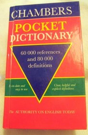 Chambers Pocket English Dictionary