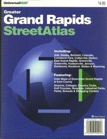 Grand Rapids, MI Street Atlas  -1 Color