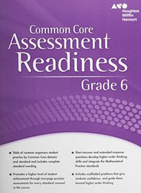 Holt McDougal Mathematics: Assessment Readiness Workbook Grade 6
