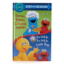 Sesame Street Cookie Monster Plush Toy with Book Bundle Baker Baker Cookie Maker
